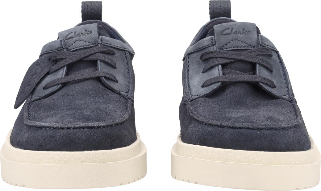 Clarks Schnürschuhe Polden Moc, Rauleder, Blau, Herren Polden Moc 26180866 7