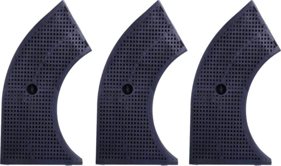 3x Trade-Shop Aktivkohlefilter für Elica Concorde 60 Single (60CS 125 N/B), Concorde 60 Twin (60CST 127 N/B/XS), Concorde 90 Twin (90CST 127 N/B/XS) 182849605