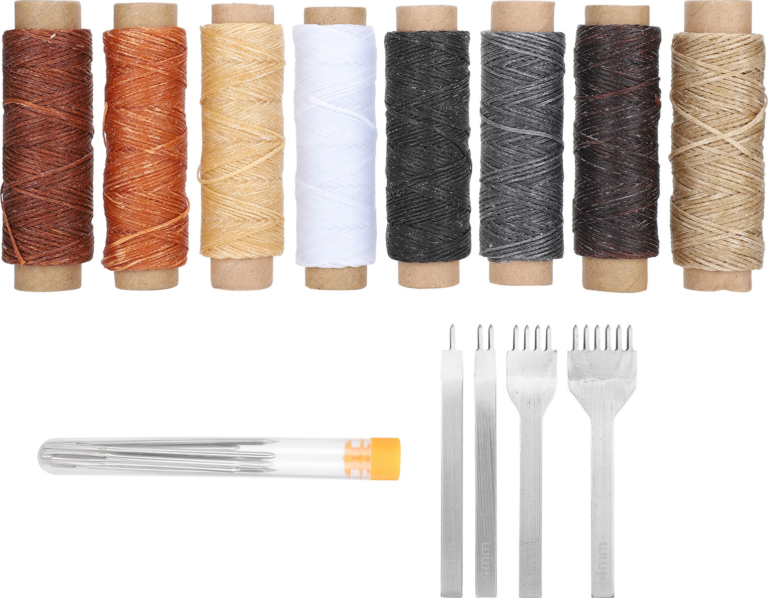 Cocosity Leder Nähen Kit,Leder Hand Nähen Craft Kit,Leder Nähen Tools Set,Leder Reparatur Tools,Leder Craft DIY Tools,DIY Zubehör