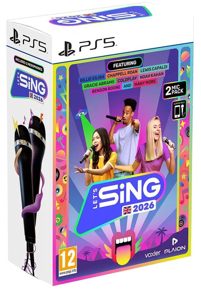 PLAION Playstation Games Playstation 5 Let´s Sing 2026 (2-mic) PAL PAL