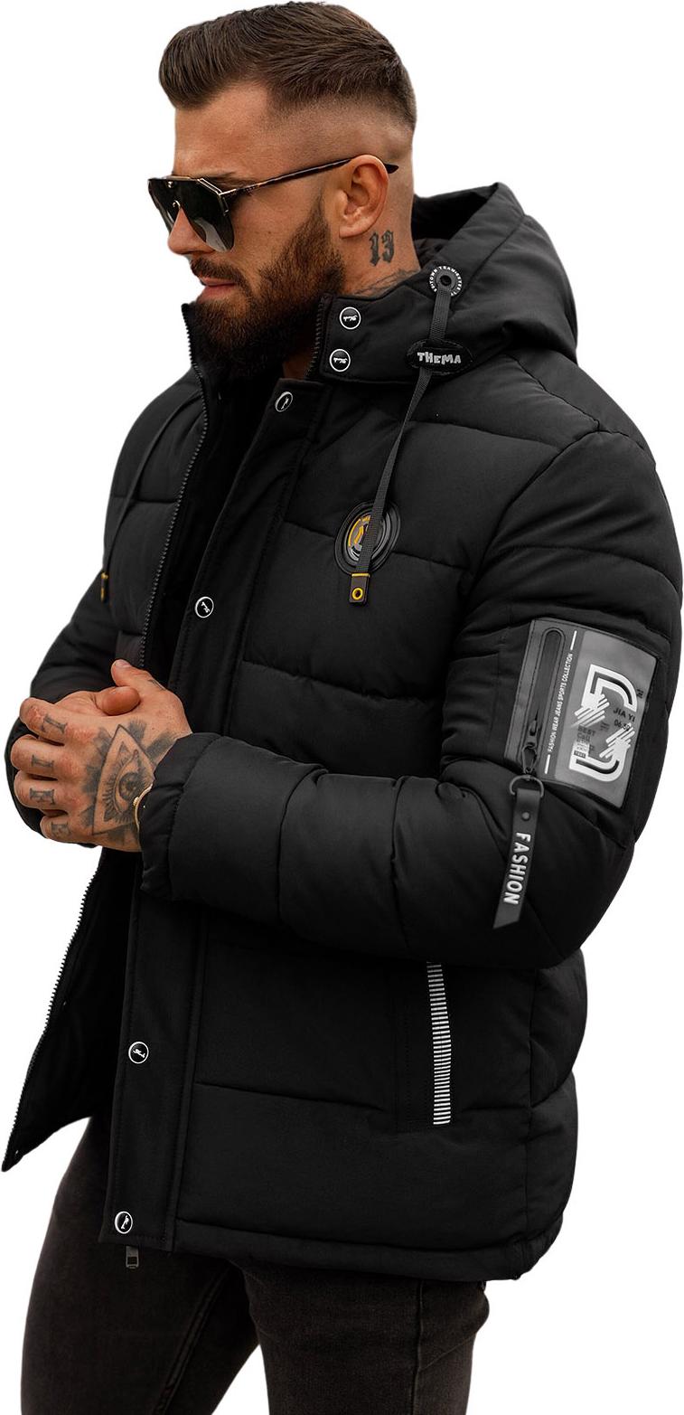 Herren Jacke Schwarz OZONEE JS/57M7503/392Z S
