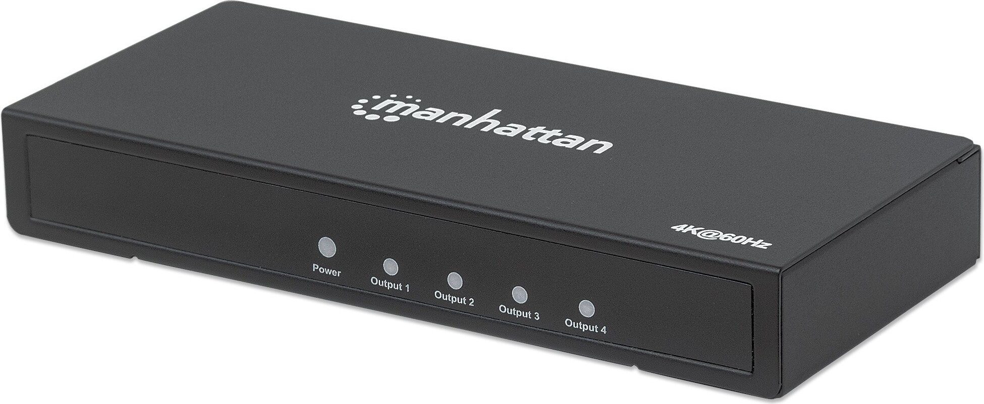 MANHATTAN 4K 4-Port HDMI-Splitter 4K@60Hz Netzteil schwarz