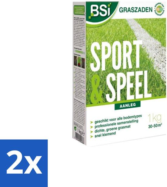 OEM Graszaad Sport & Spiel - 1 kg - Slijtvast Gazon - 2 Stück - Mehrfachpackung 2026