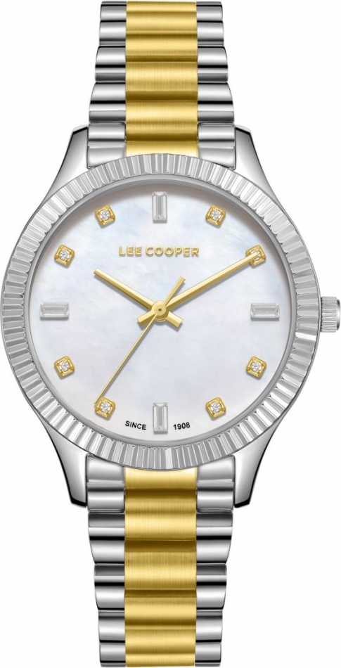 Damen-Armbanduhr LEE COOPER LC08079.220 in Gold Fashion.