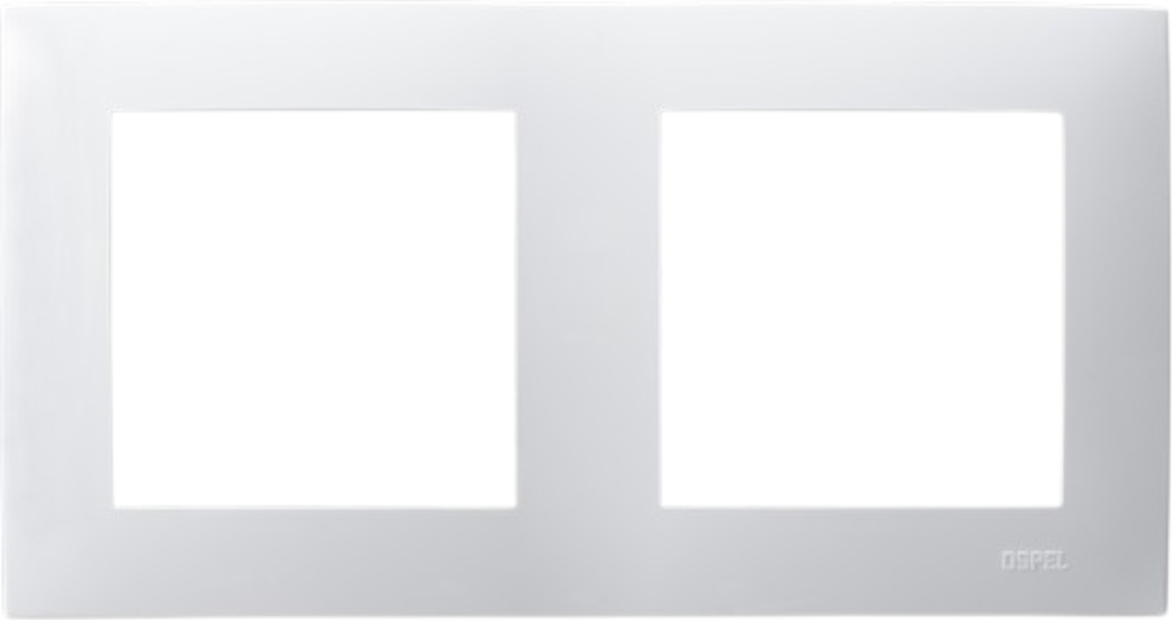 Ospel SAPPHIRE Doppelrahmen weiß R-2Z/00