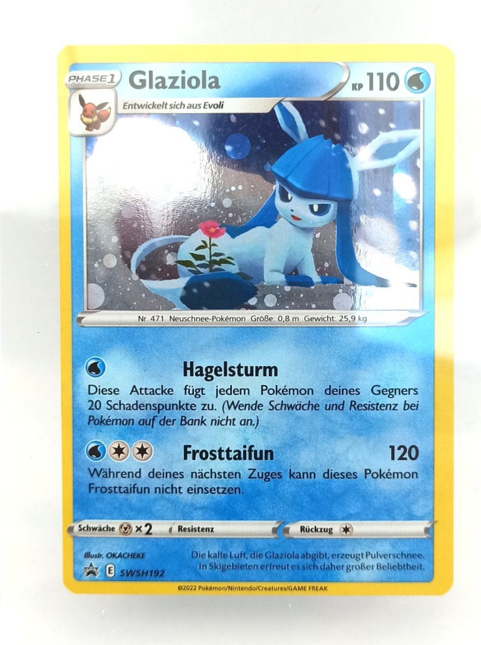 Sonstige Pokemon Karte Glaziola SWSH192 Black Star Promo