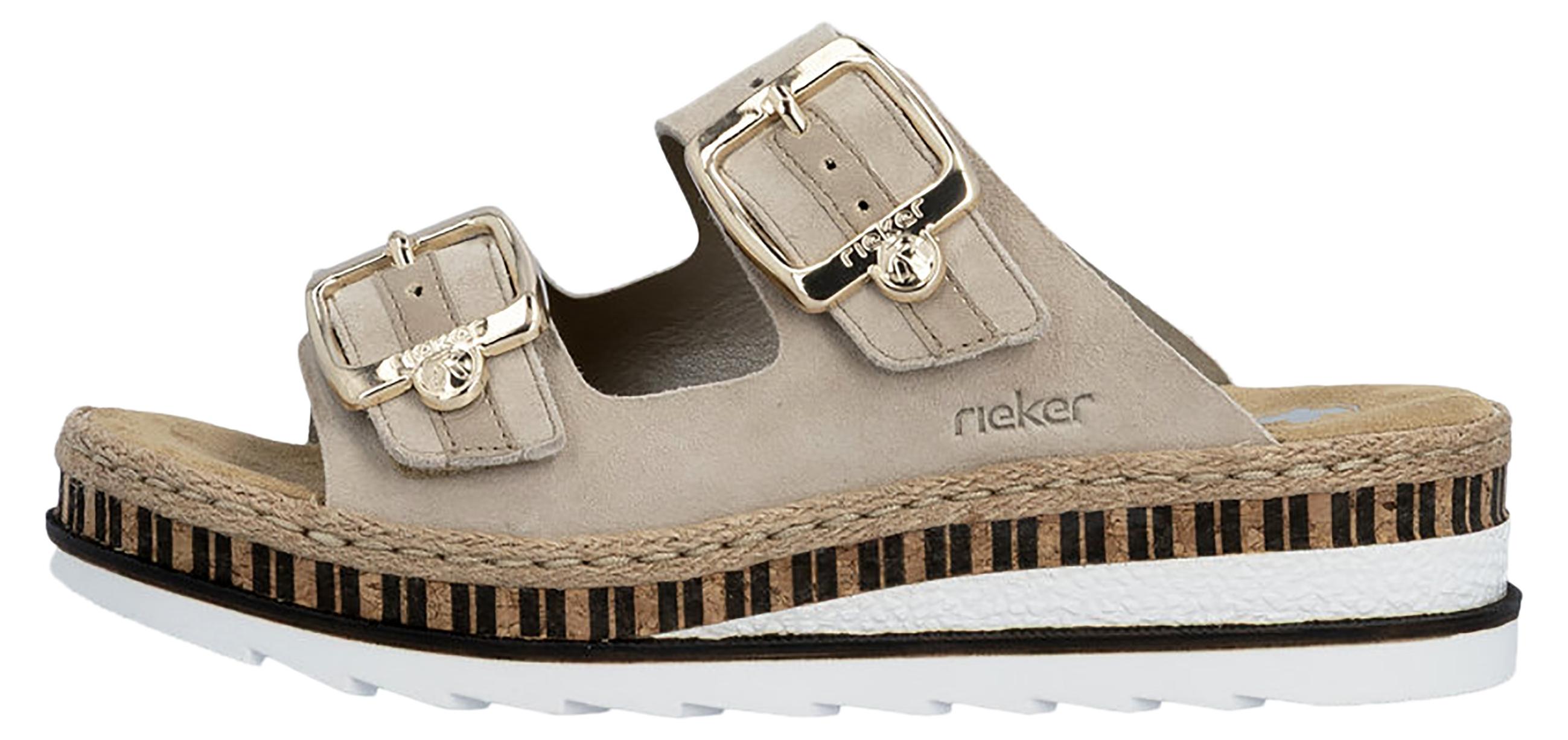Rieker Open Teen Open Teen - Beige - Maat 39 V7955 - 60 Beige