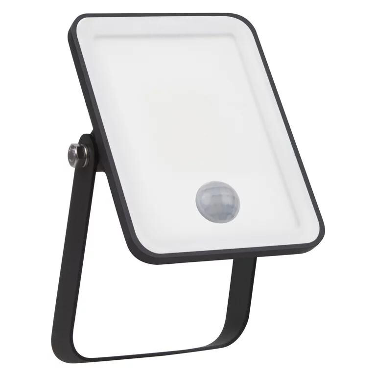 Außenleuchte Ledvance Floodlight Essential 10 Watt LED Bewegungsmelder Schwarz Wandlampe IP65 LDVANAS5110