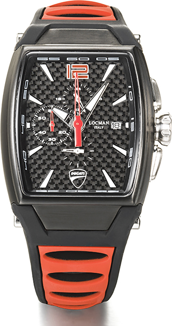 LOCMAN - Armbanduhr - Herren - D550K09S-BKCBRDSR - DUCATI QUARTZ CHRONOGRAPH