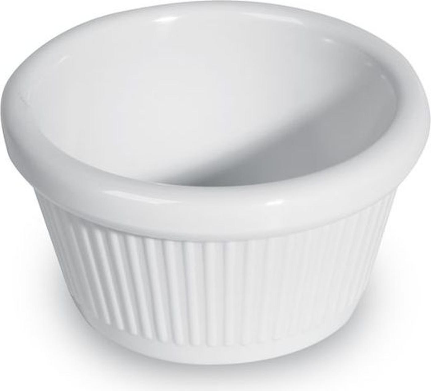Melamin-Dipschale / Saucenschale, Weiß – 0,1 l – HENDI 561720