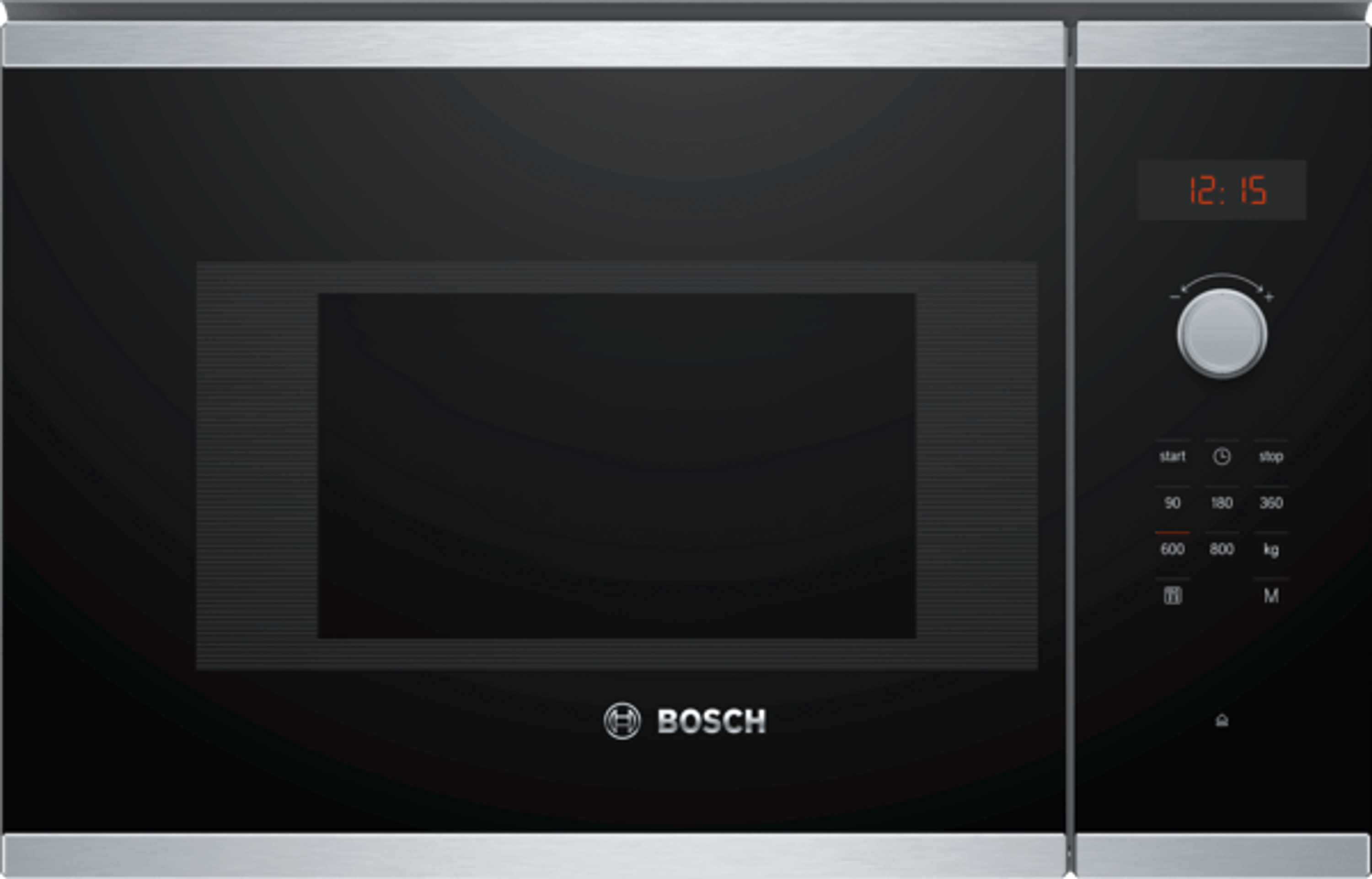 Bosch Serie 4 BFL523MS0 Einbau-Mikrowelle Edelstahl mit Reinigungsunterstützung