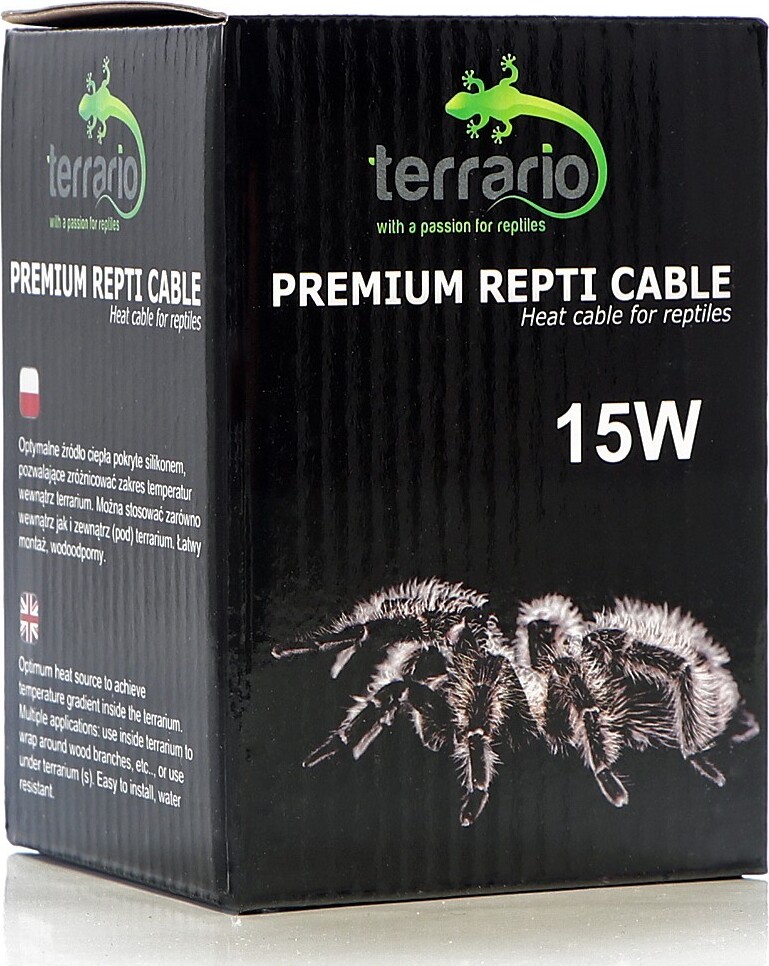 Terrarium Terrario Premium Repti Kabel 15W - 5,5m Heizkabel