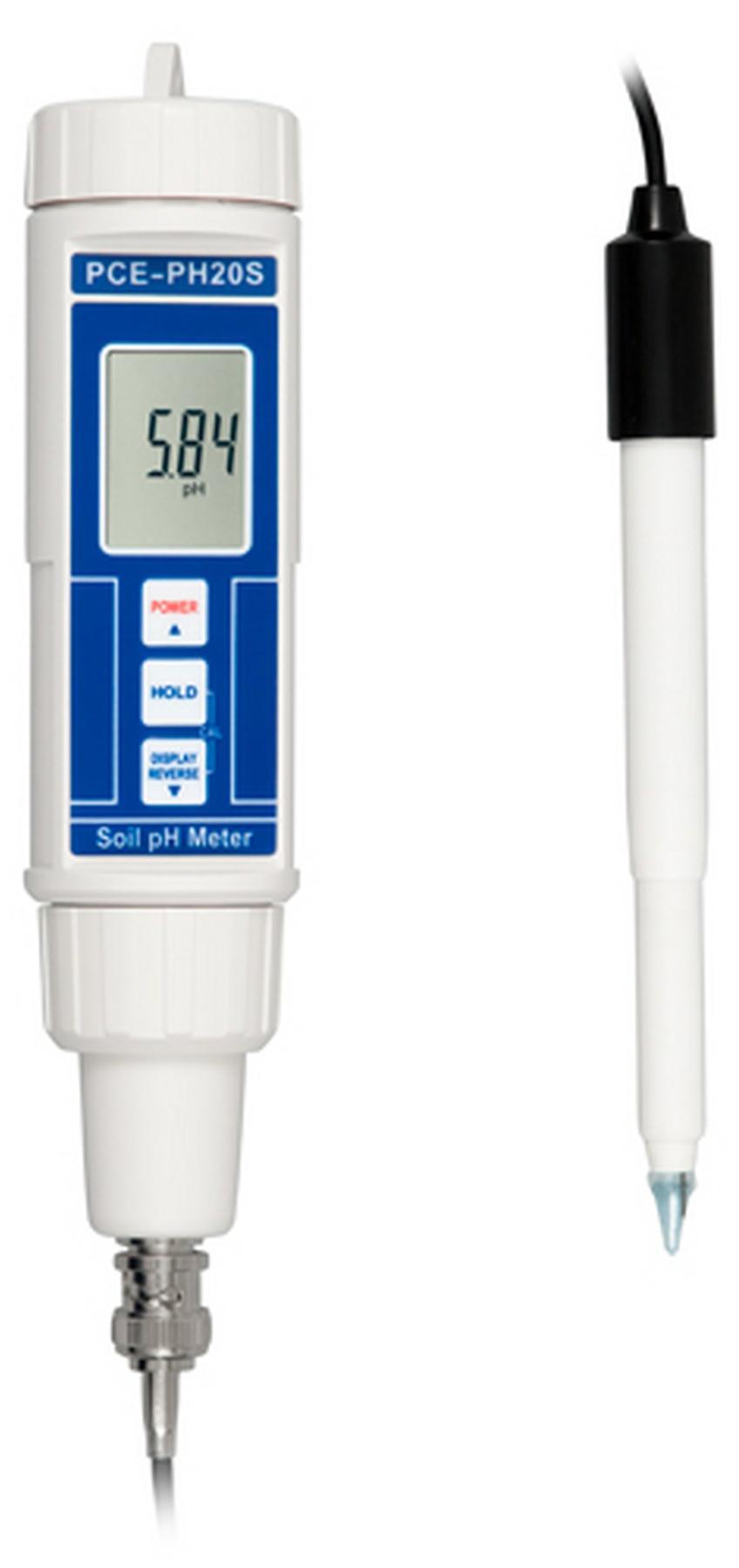 PCE pH-Meter PCE-PH20S zur Bestimmung des Boden - pH-Wertes