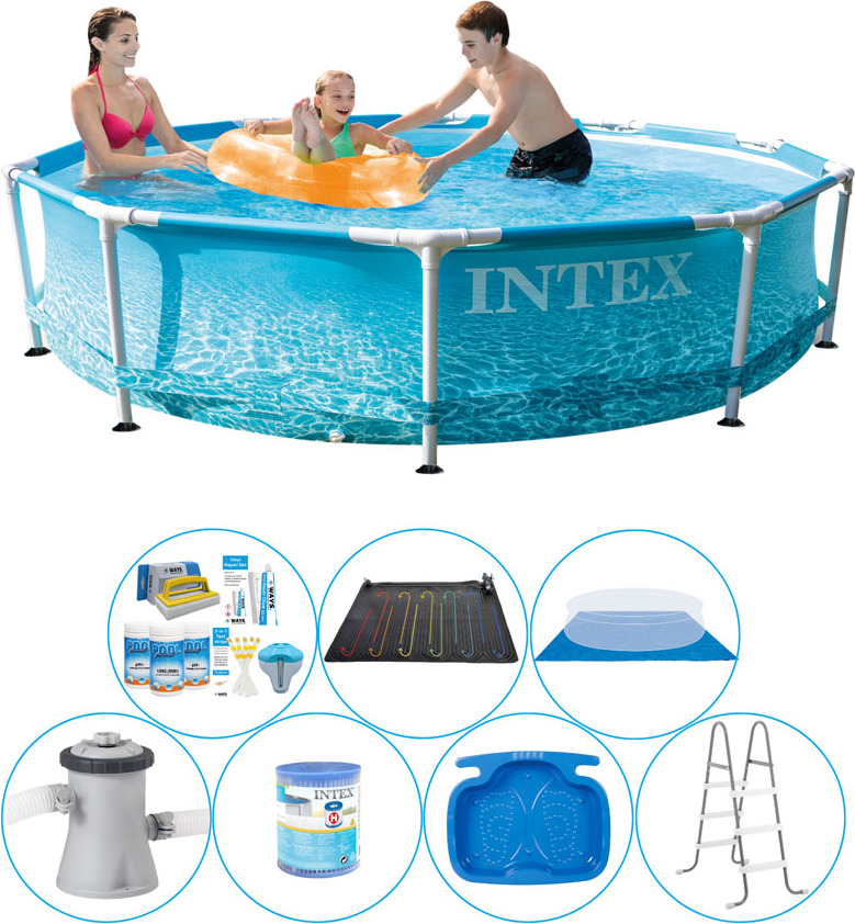 Intex Kovový rám Strandseite 305x76 cm - 8-teilig - Bazén Super Deal