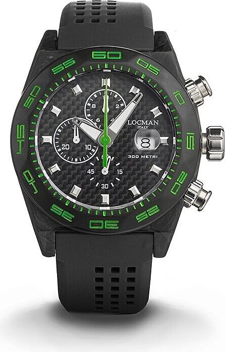 Locman - Armbanduhr - Herren - Chronograph - Stealth 300MT - 0218C09A-CGCBNKS2K