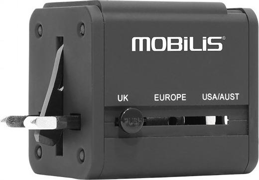 Mobilis 001243, Vnútorný, AC, 1 A, Čierna