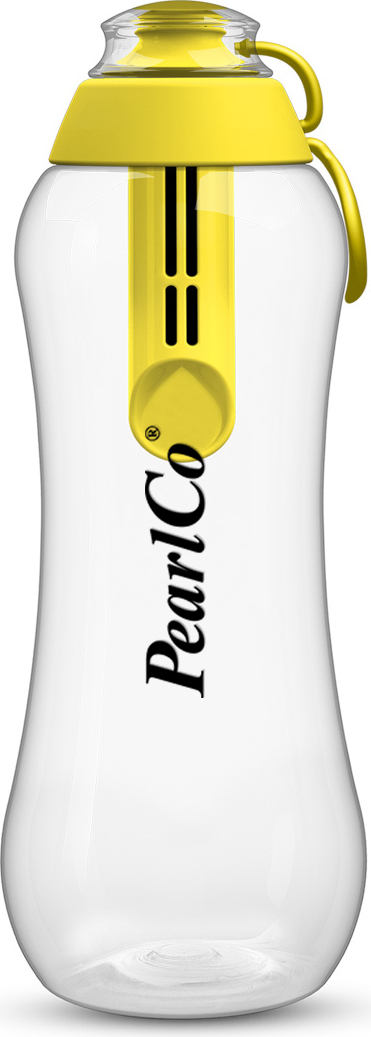 PearlCo Trinkflasche SOFT mit Filter gelb 0,7 Liter