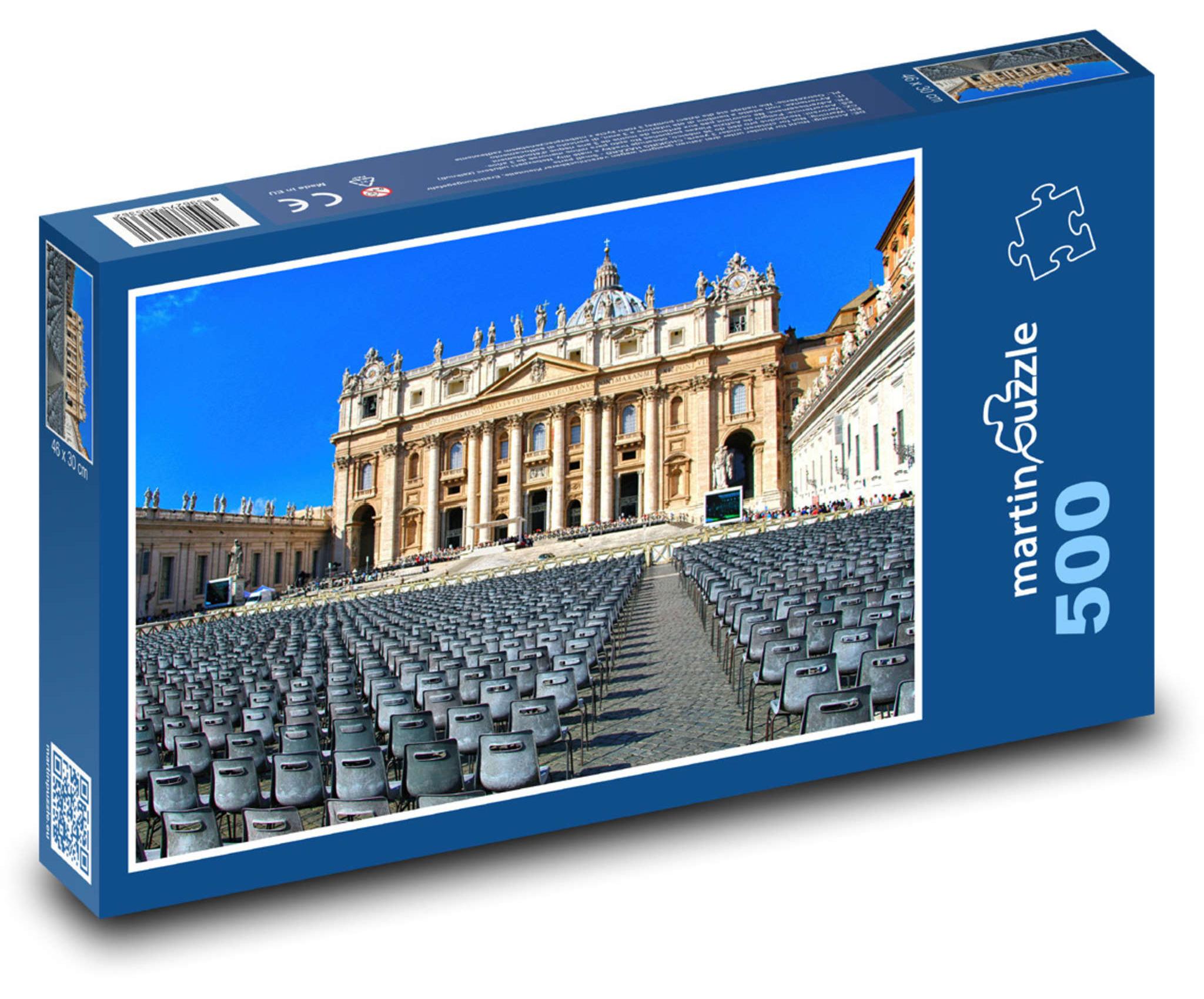MCprint martinpuzzle - Puzzle 500 Teile - Petersplatz Vatikanstadt