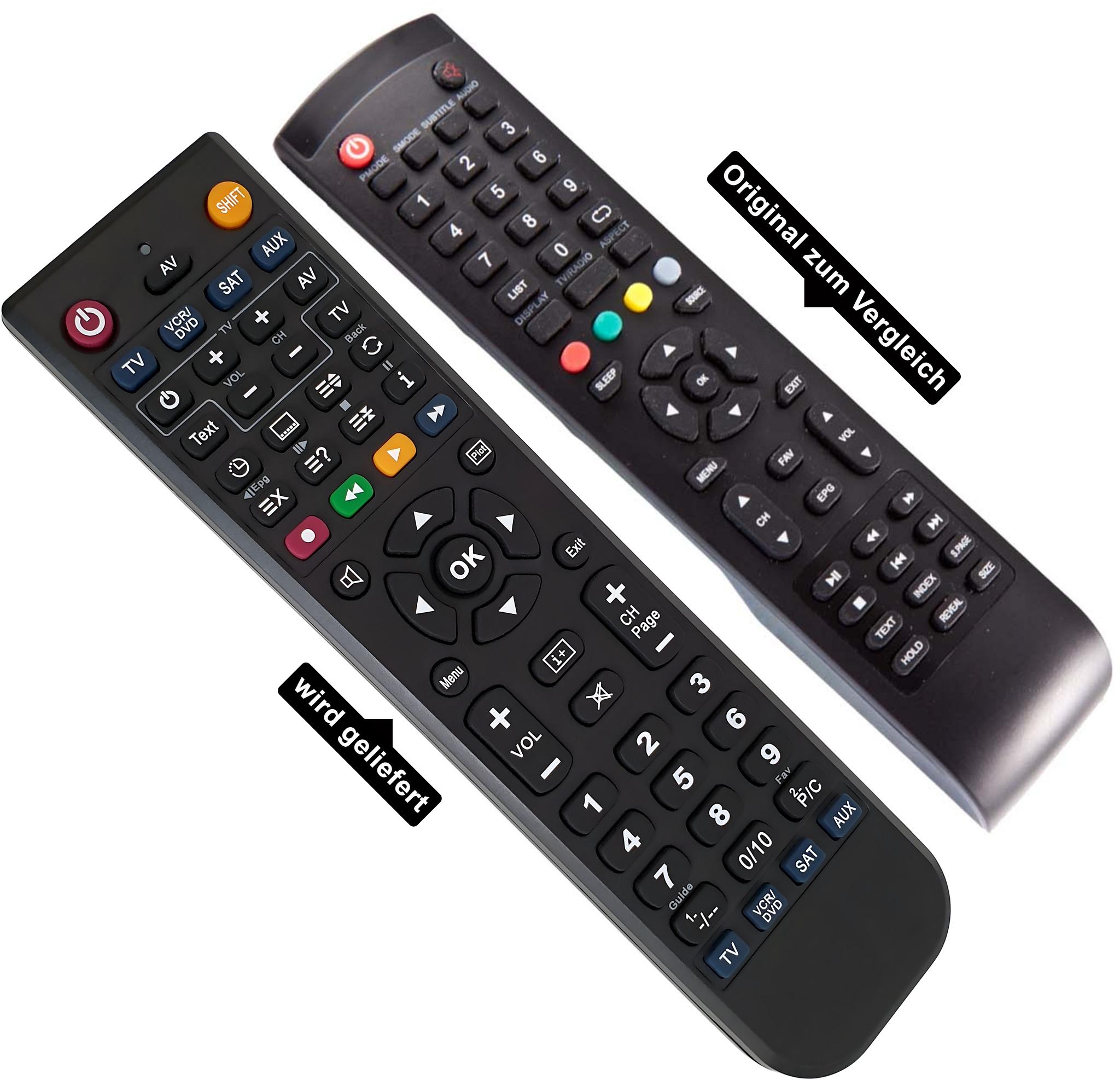 Tecion Ersatz Fernbedienung für Dyon Enter 20 Pro | Enter 32 Pro | Enter 32 Pro X2 | Enter 40 Pro | Enter 40 Pro X | Enter 42 Pro X2 | Enter 48 | Enter 48... E-PFB-X000060