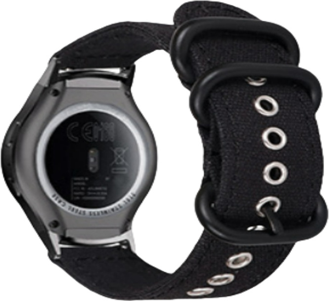 INF Samsung Gear S2 R720 Sport Smartwatch Strap čierna