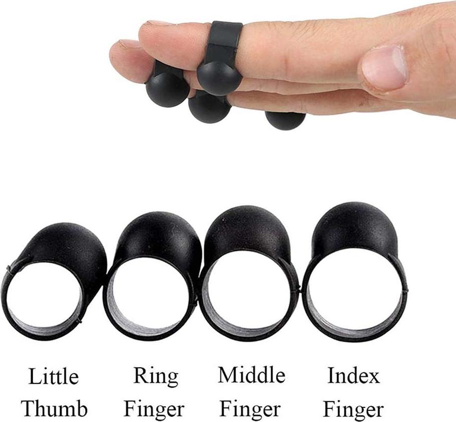 Gistuch 9-teiliges Zungentrommel-Zubehörset, Tankaufsätze mit Schlägeln, Fingerpicks, Hüllen, Notizaufkleber für Hand-/Rahmen-/Schamanentrommeln (Zunge nicht im Lieferumfang enthalten)