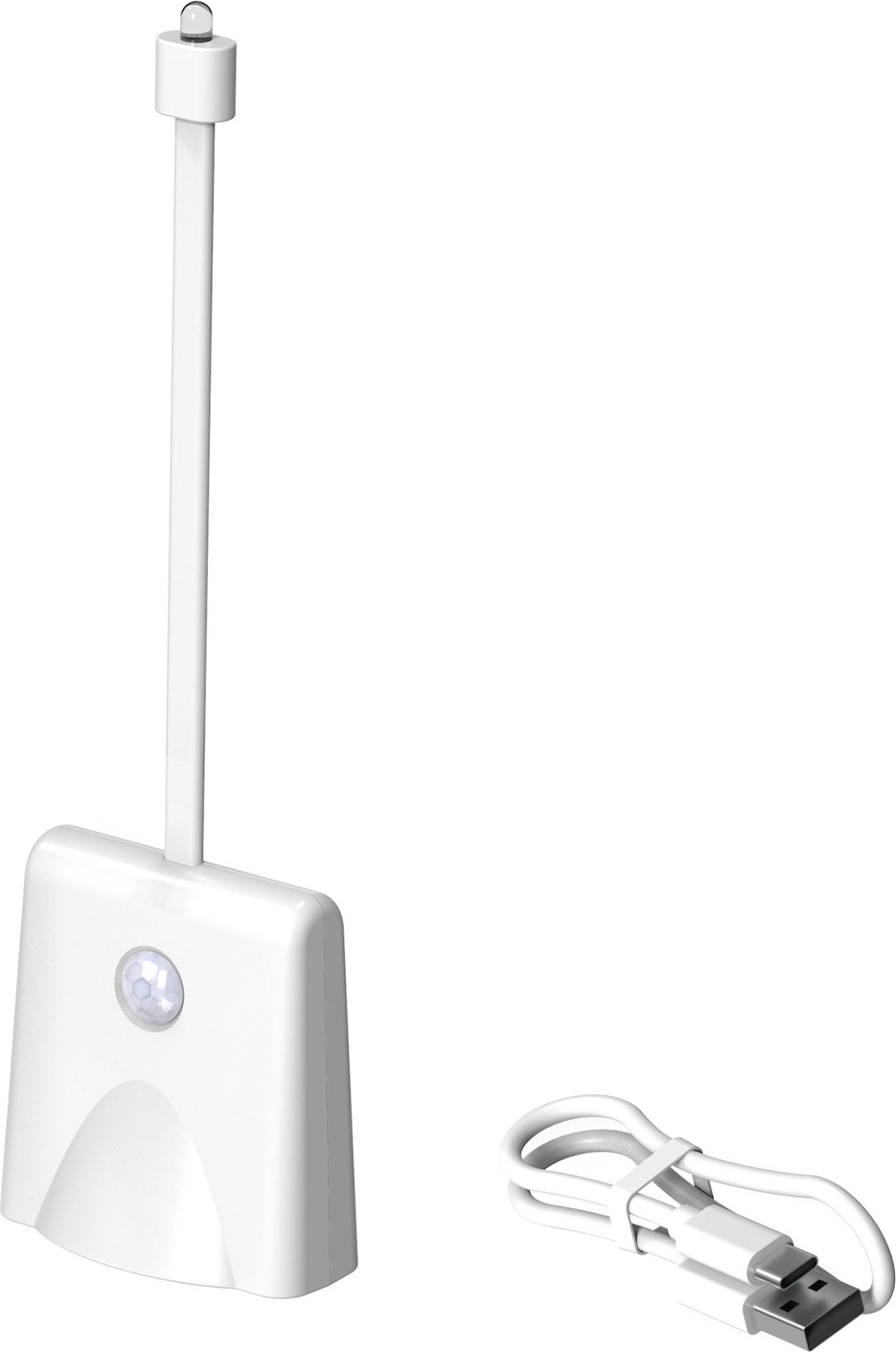 Aibecy Wiederaufladbares Toilettenlicht, Sensorlicht, Toilette, RGB-Umgebungslicht, intelligentes Nachtlicht, Koerpersensor + Lichtsensor, 500-mAh-Akku F16