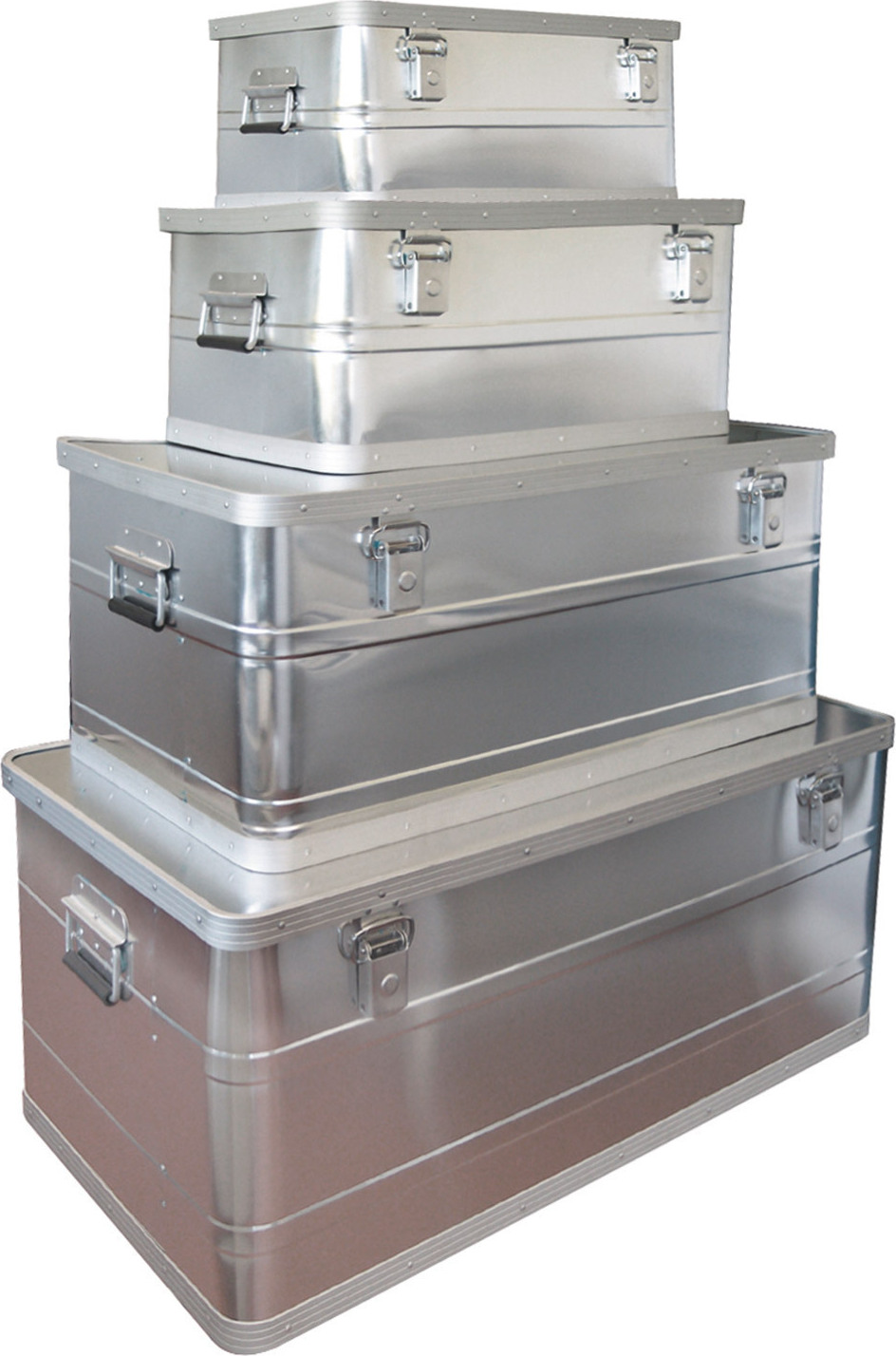 DEMA Aluboxen 4er Set 25/45/90/140Ltr 20839