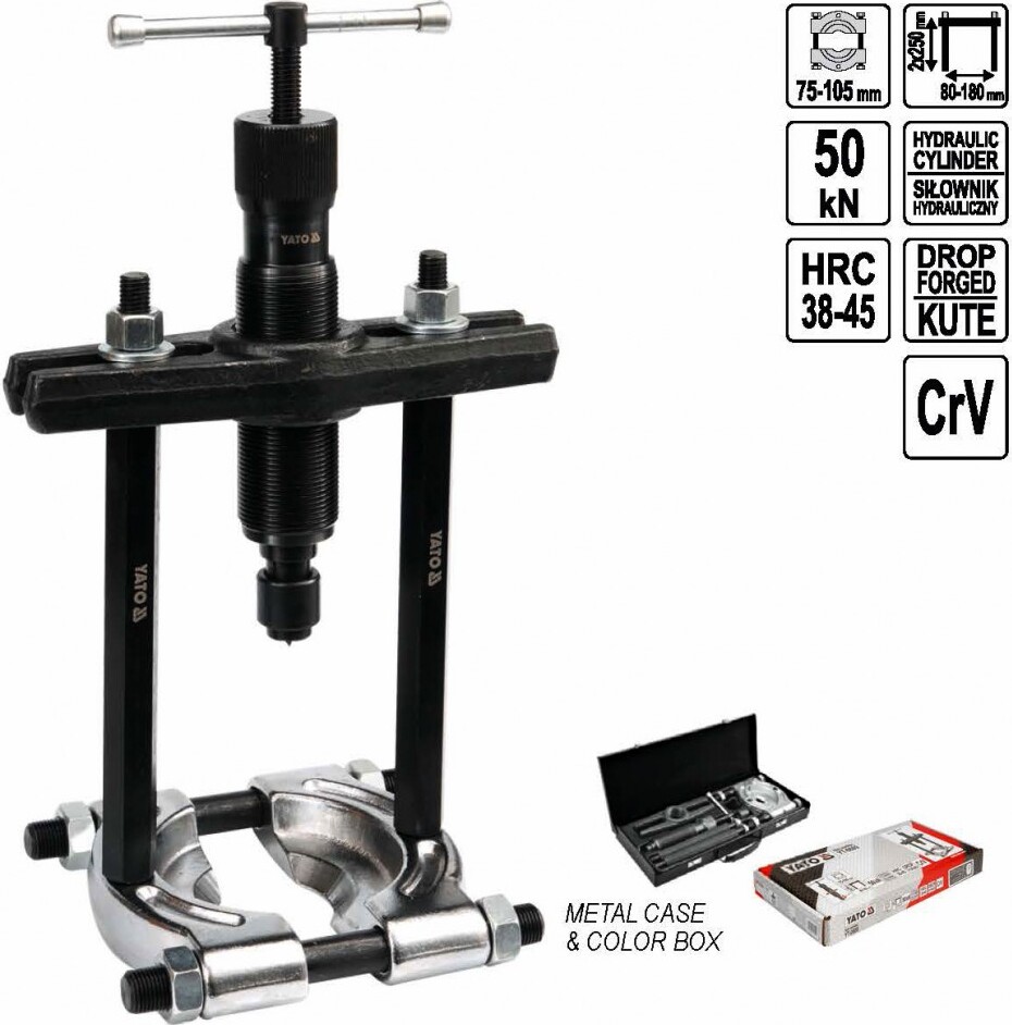 YATO Hydraulik-Ausdrücker-Set 7722