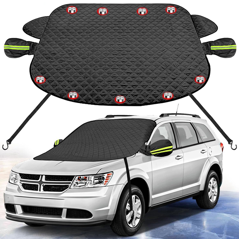 Anloximt 2Pack 140 X 80 Cm Auto Windschutzscheibe Abdeckung Für EIS Und Schnee Heckscheibe Schnee Abdeckung Heckscheibe Schnee Abdeckung Auto Heckscheibe Abdeckung Allwetter Heckscheibe Autozubehör