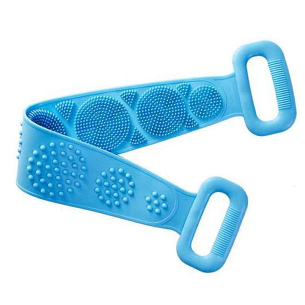Dusch-Rückenschrubber Schwarz – Peeling-Handschuh Mit Zwei Seiten Für Rückenreinigung & Massage