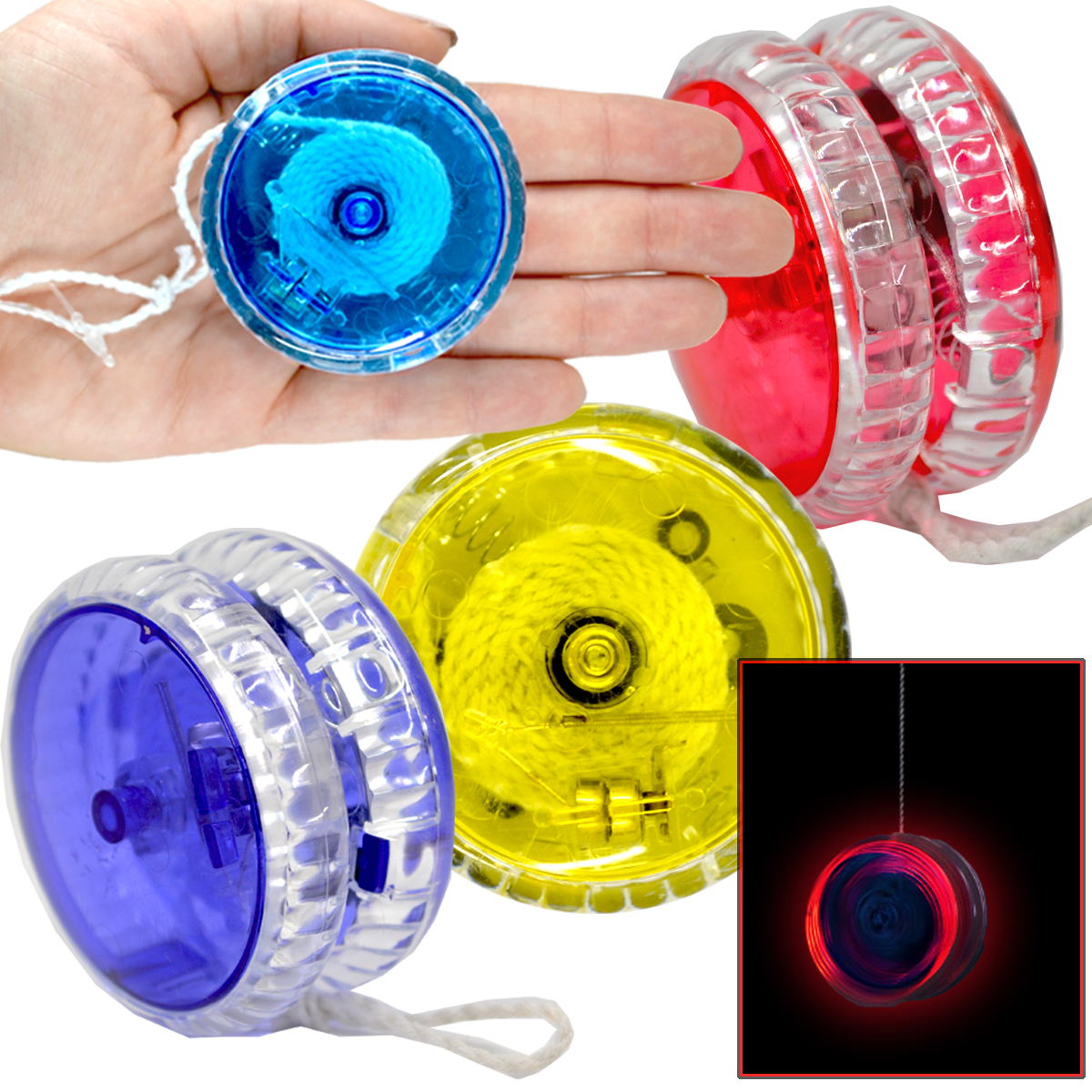 1 Stück Magic YoYo Ball Spielzeug für Kinder bunte Kunststoff Jo-Jo Spielz QZQ 