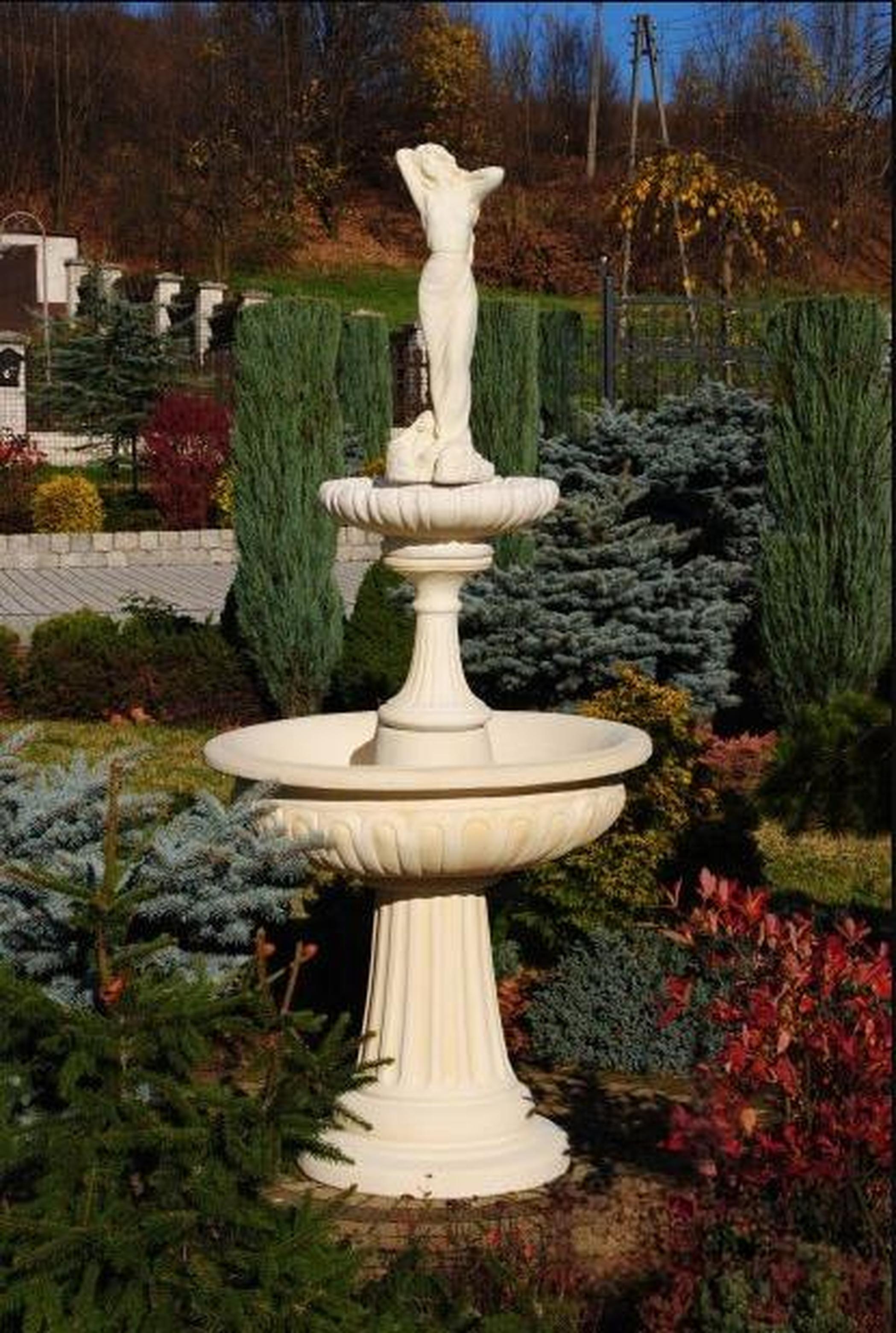 AEA Springbrunnen Garten Teich Brunnen Steinbrunnen Gartenbrunnen Fontaine Stein JVM4062292043734