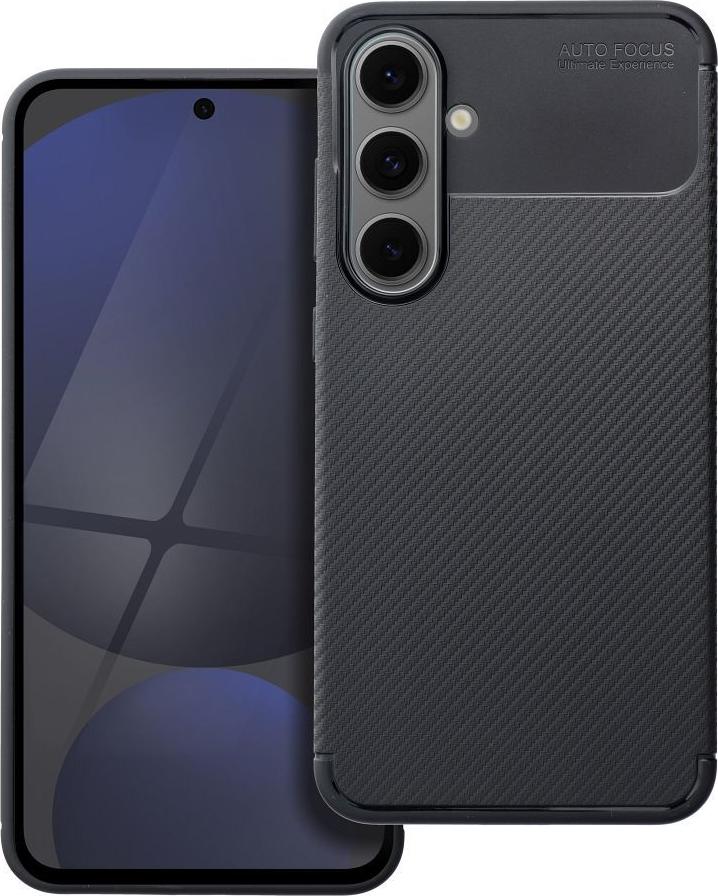 Puzdro na mobilný telefón CARBON PREMIUM vhodné pre SAMSUNG S24 FE čierne