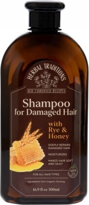 HERBAL TRADITIONS Haarshampoo mit Roggen und Honig, 500 ml HT1179