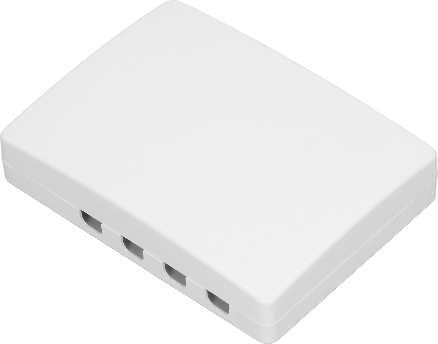 Cocosity Fiber Distribution Box 4 Core FTTH Optischer Splitter Desktop Mini Universal für SC FC