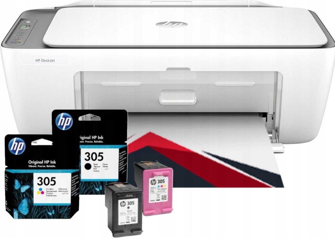 Kostengünstiger kleiner Tintenstrahldrucker HP DeskJet 2820e AIO Wifi Tinten 19O4B-5FB7D