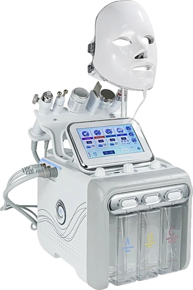 OEM Gesichtsgerät, 7-in-1 Hydrotherapie, Ultraschallreinigung, 7 in 1 EU-Stecker 2807