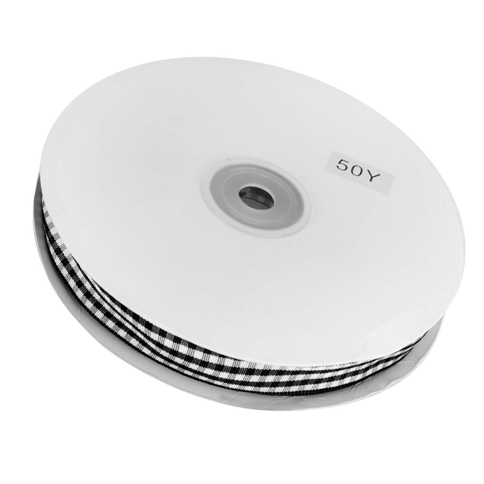 Cocosity Kariertes Band,Schwarz und Weiß Kariertes Band,Rot Kariertes Band,50 Yards Kariertes Band,Kariertes Band Kleidung Dekoration