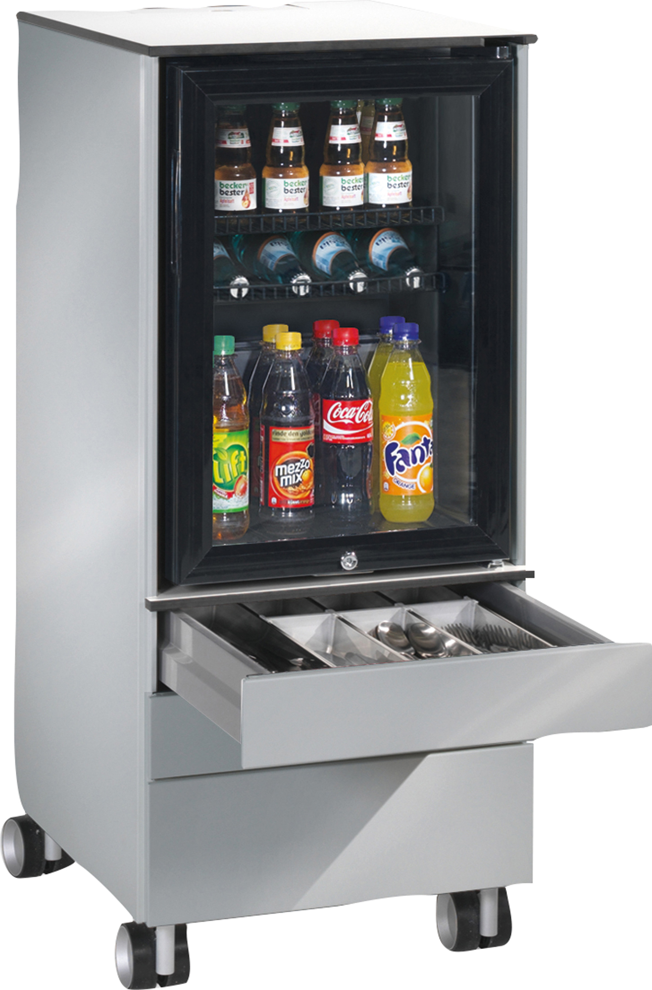 C+P Kühlschrankcaddy 54780000S10007 Besteck/Geschirr wsalu/wsalu