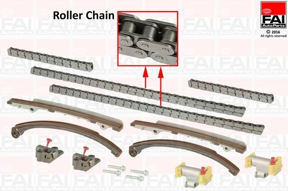 FAI AutoParts TCK89 Steuerkettensatz Steuerkette für JAGUAR XF (J05, CC9) für DAIMLER DAIMLER XJ (X30)