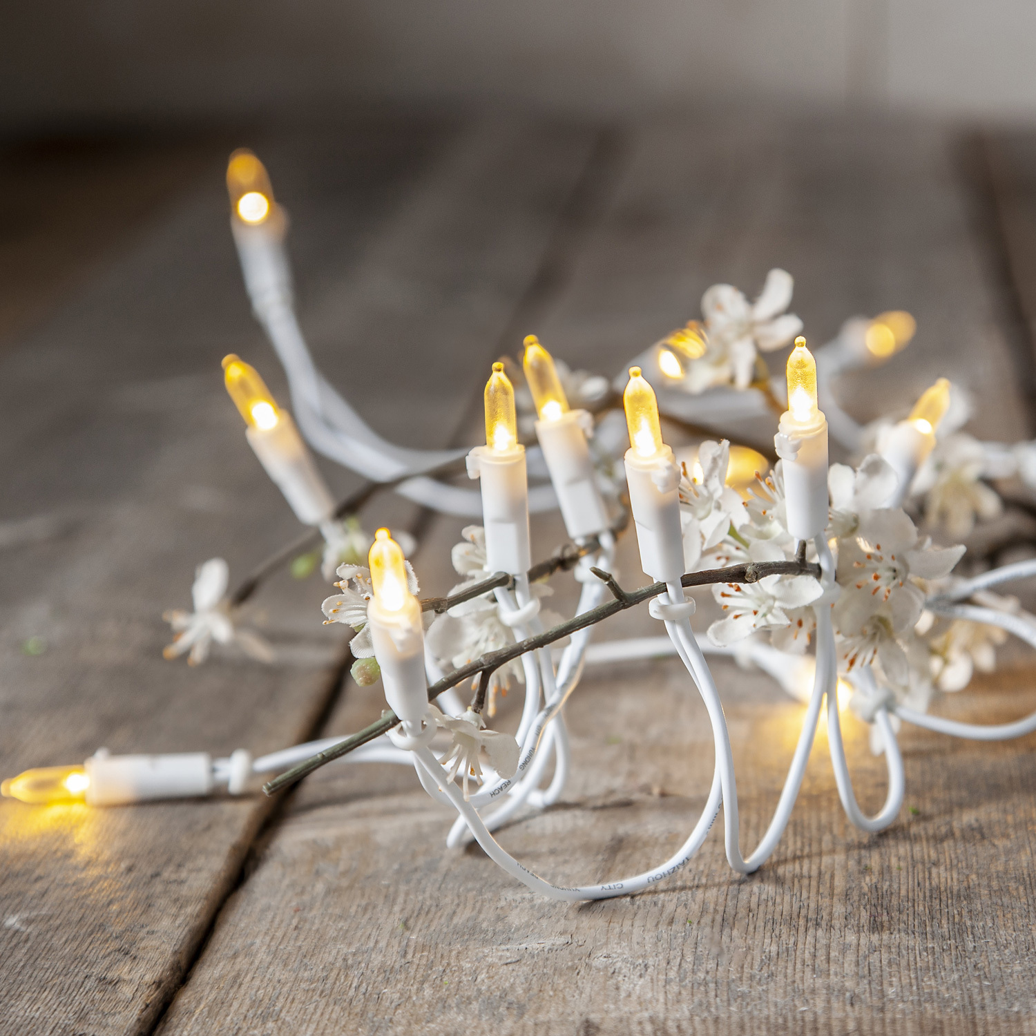 MARELIDA LED Lichterkette Pisello - Weihnachtslichterkette - 20 warmweiße LED - L: 2,85m - für Innen [60]421-11-1