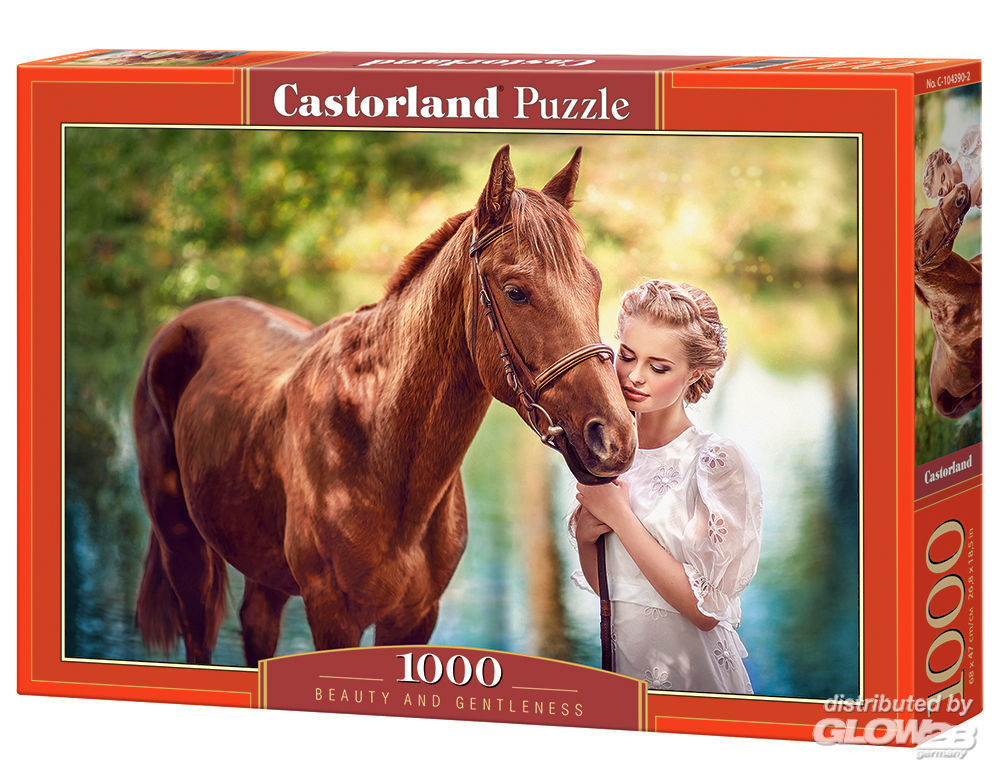 Glow2B Germany Castorland Puzzle 1000T Schönheit und Sanftmut C-104390-2