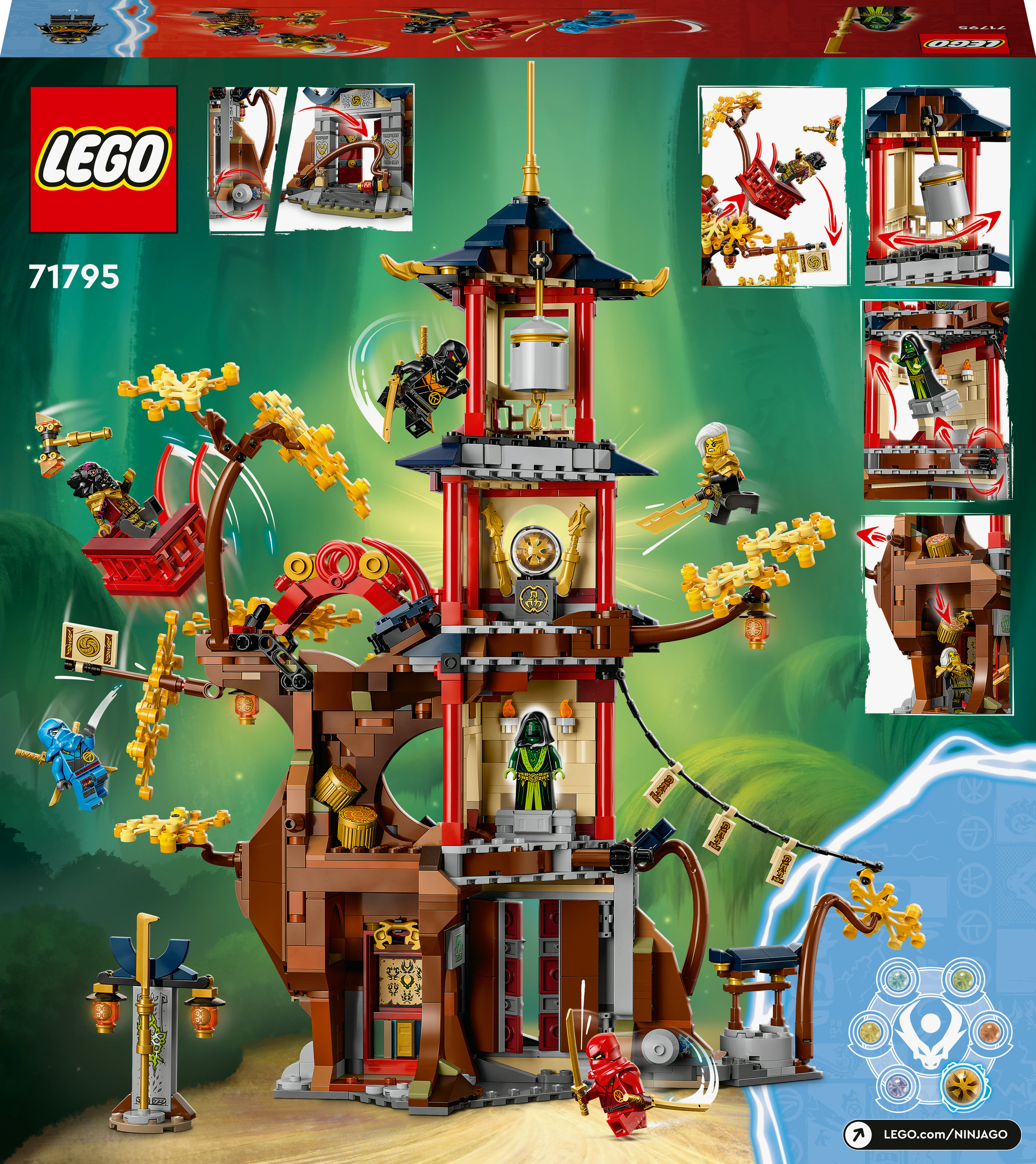 LEGO® Ninjago 71795 Chrám dračích energetických jadier