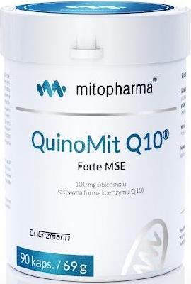 Mito-Pharma Q10 QuinoMit Forte - Nahrungsergänzungsmittel 90 Kapseln (MSE Enzmann) - Natürliche Energiekraft!