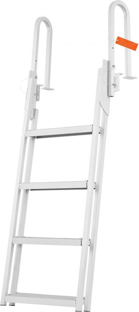 StarTech Aluminium Bootsstegleiter - Klappbare Dockleiter 4 Stufen - Bootsleiter mit 158kg Kapazität MTXTSFSJFHXJD7NNUV0