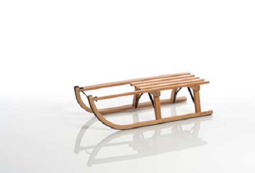 Sirch - Davoser Rodel-Holzschlitten Buche, 90cm 01090