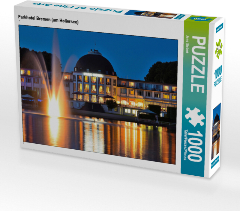 CALVENDO Puzzle Parkhotel Bremen (am Hollersee) | 1000 Teile Lege-Größe 64x48cm Foto-Puzzle für glückliche Stunden
