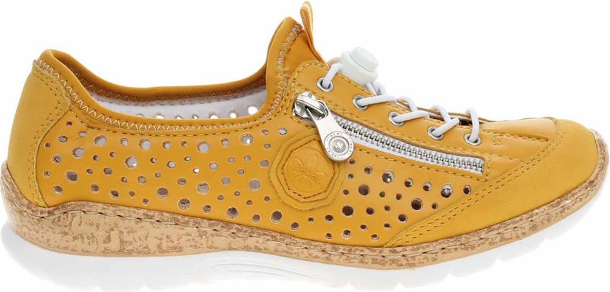 Damen Schuhe Rieker N42P6-68 gelb 37 N42P668