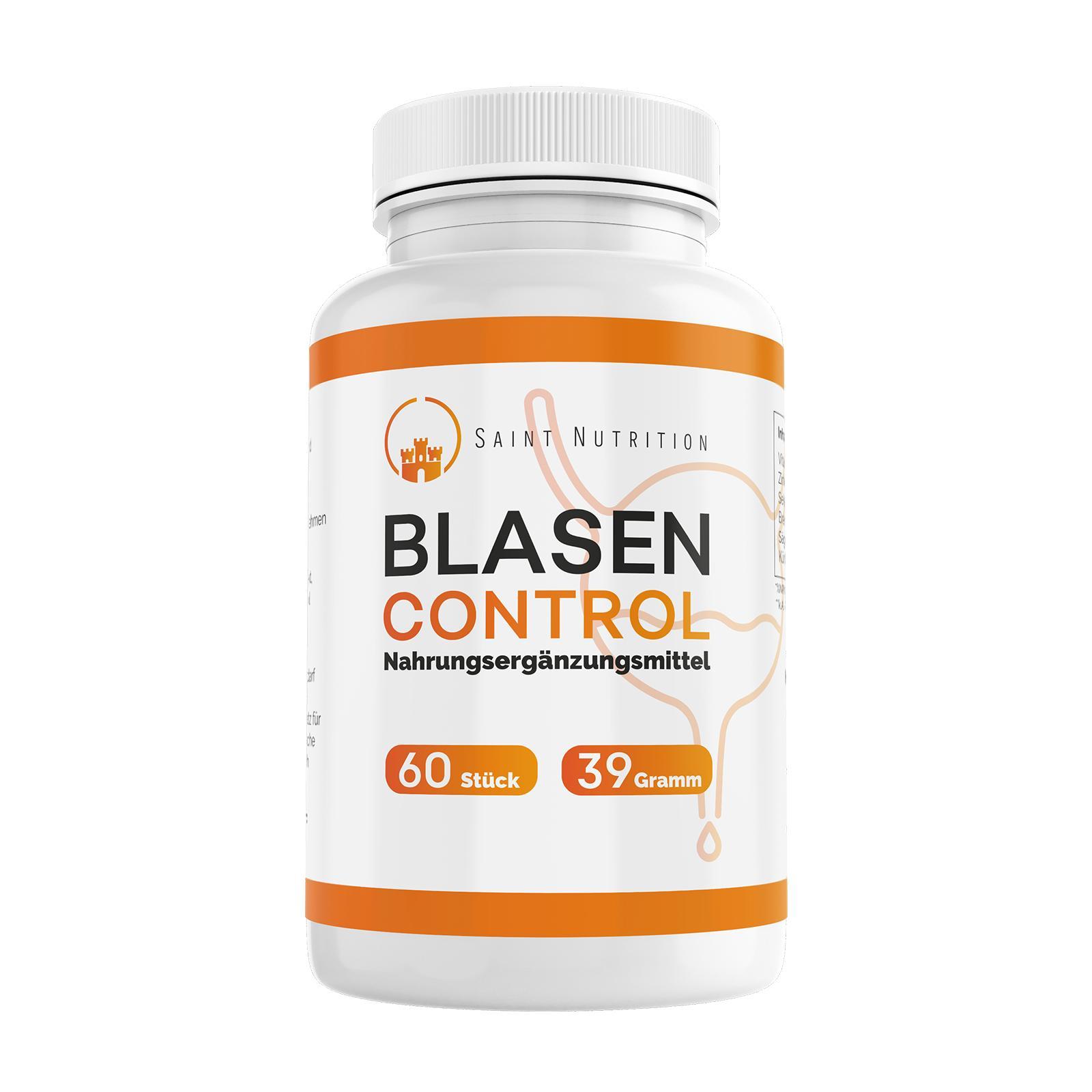 Saint Nutrition® Blasen Control Kapseln - Stärkung der Blasenfunktion – bei Inkontinenz & schwacher Blase – gegen Blasenbeschwerden & Reizblase
