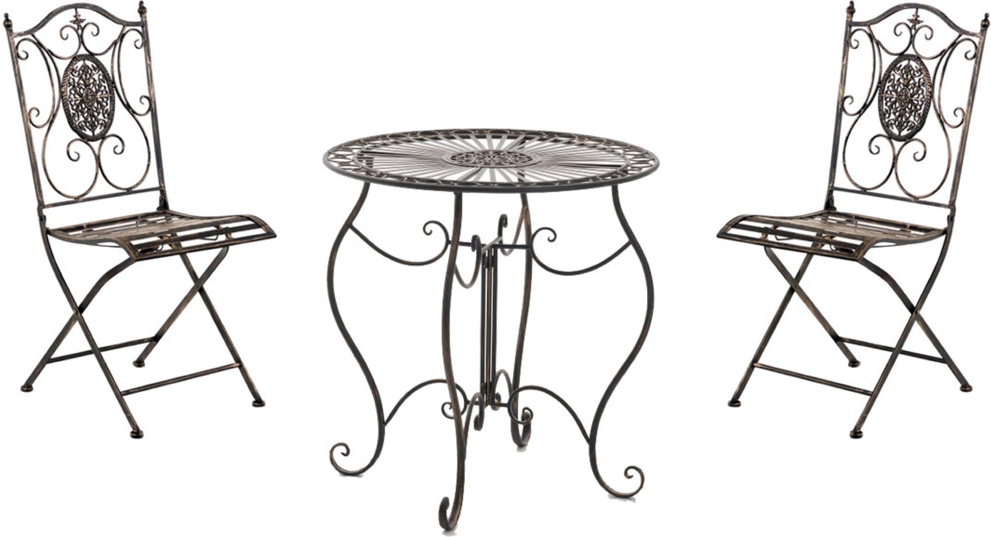 TPFGarden Sitzgruppe Aldanu bronze TPFG-C-GAESS-ALDANU-BRONZE